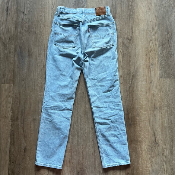 Levi’s 70’s High Rise Slim Straight Jeans - Light Blue, Size 27 - Picture 2 of 3